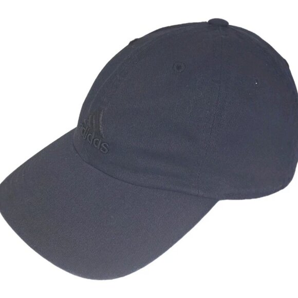 Adidas Hat Bundle Lot Of 2 Embroidered LogoTrefoil Strapback/Adjustable CapBlack - Picture 5 of 12